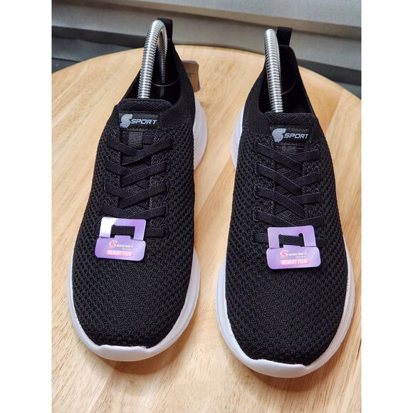 S Sport by Skechers Women’s Size 9.5 Black | Memory Foam | No-Tie Shoes - Picture 7 of 8